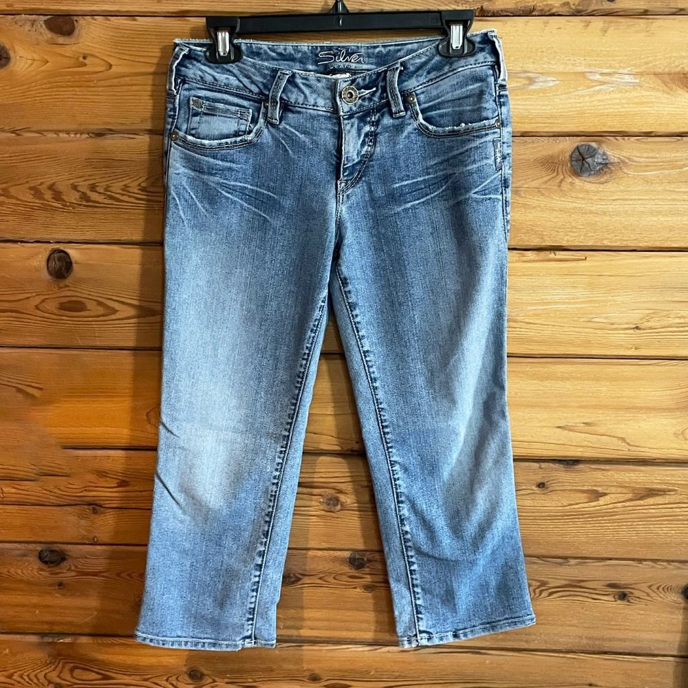Silver Jeans Womens Size 27 Aiko Capri